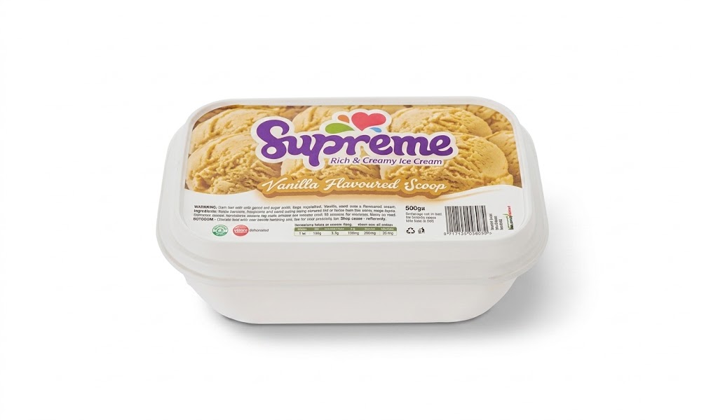Supreme Ice Cream Vanilla Scoop 2L